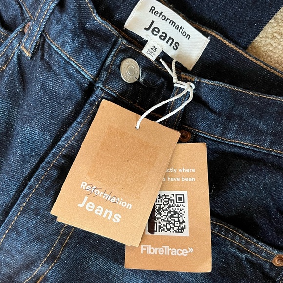 Reformation high waisted straight jeans - Picture 3 of 3
